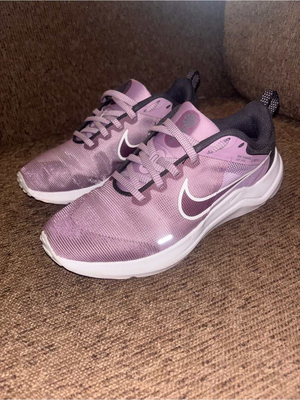 Nike Women's Downshifter 12 in the "Amethyst Wave" colorway shoes 